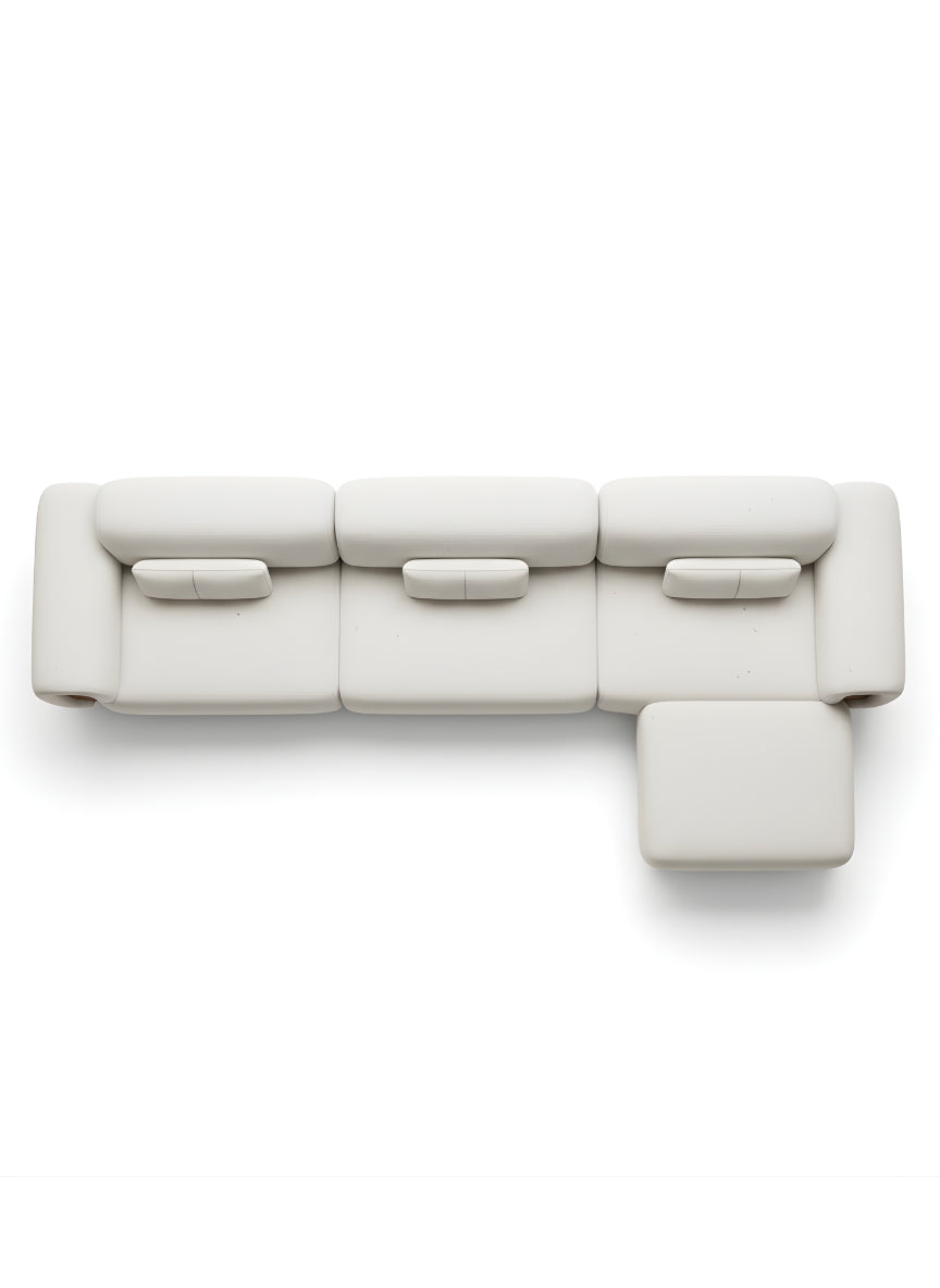 Beech wood corner sofa 300x180cm -FAR83