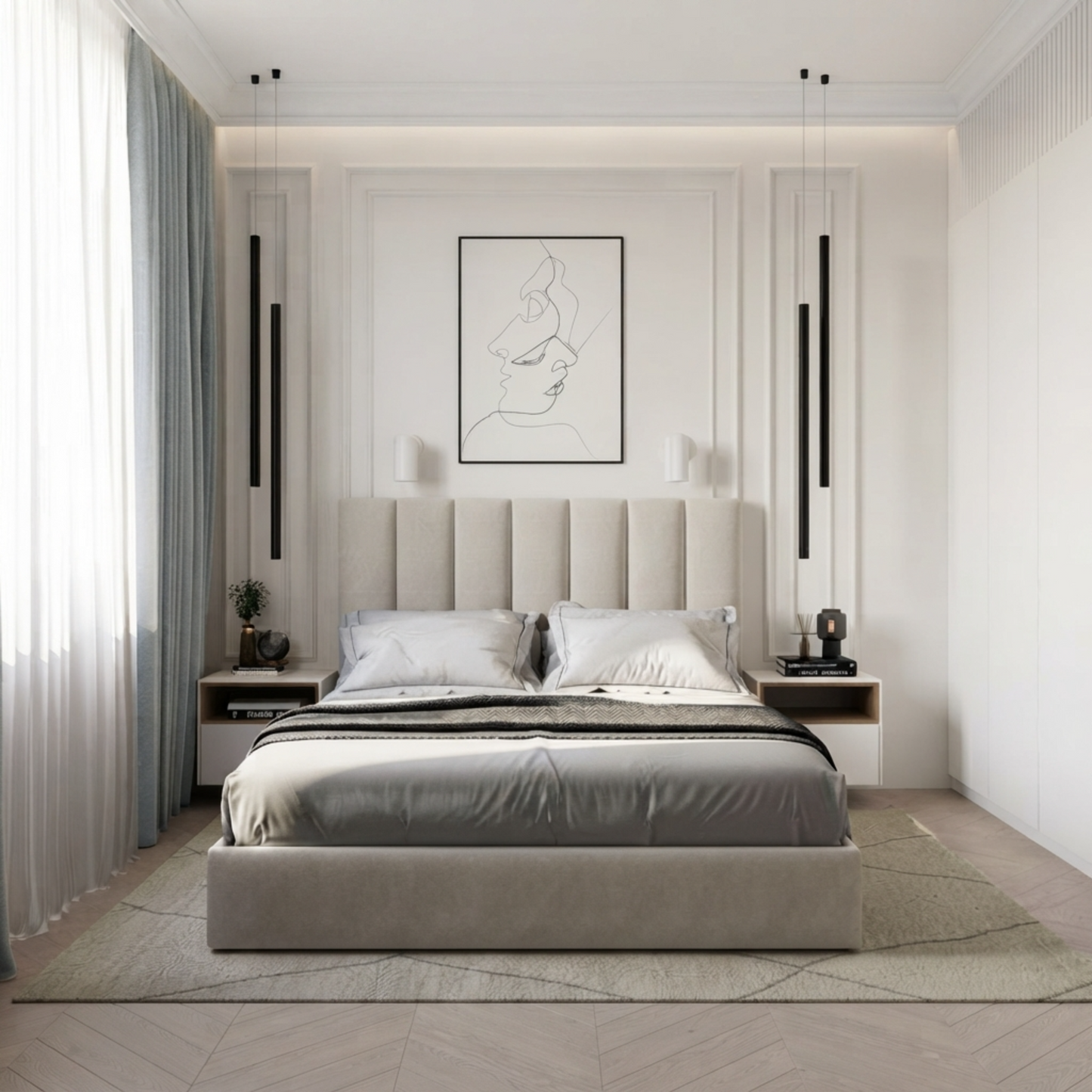 Bed - multiple sizes-PORTO 229