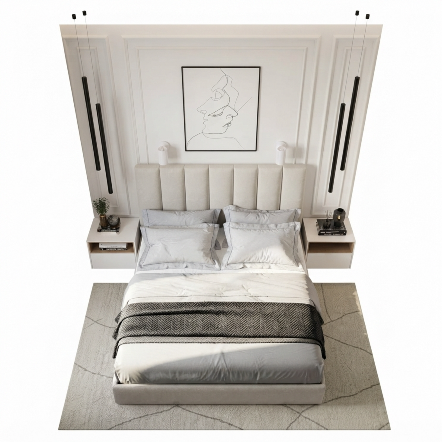 Bed - multiple sizes-PORTO 229