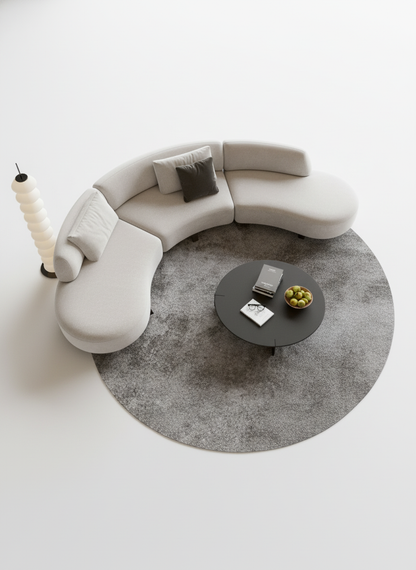 Beech wood corner sofa 280x180cm -FAR88